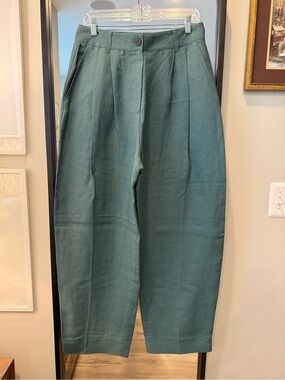 Studio Nicholson Pleated Barrel Leg Trousers